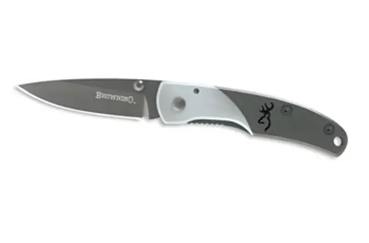 Browning Mountain Ti Plain Edge Folding Knife